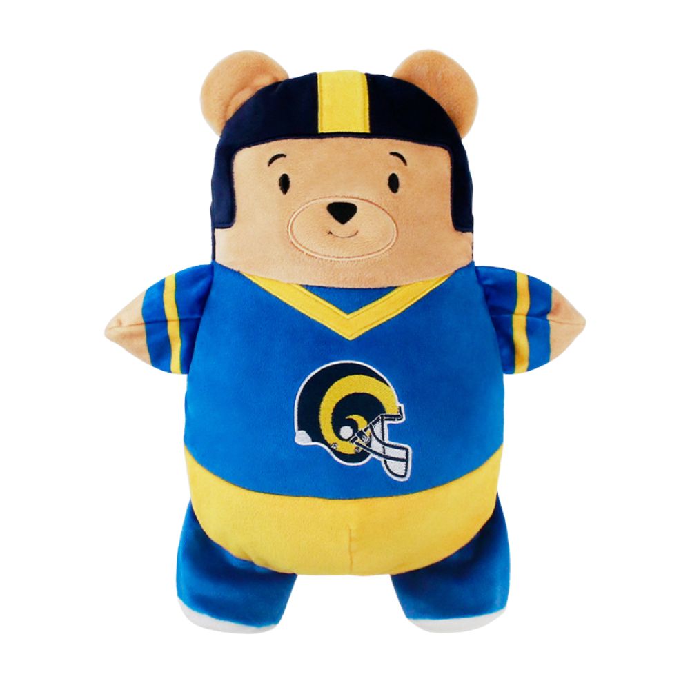 Cubcoats Menino Infantil Los Angeles Rams 2 em 1 Pulôver Transformador e Pelúcia Macia Azul-Royal