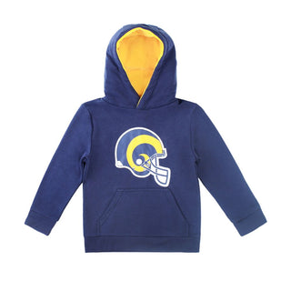 Cubcoats Menino Infantil Los Angeles Rams 2 em 1 Pulôver Transformador e Pelúcia Macia Azul-Royal