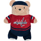 Cubcoats Menino Criança Washington Capitals 2 em 1 Transformando Moletom com Zíper Completo e Pelúcia Macia Azul Marinho