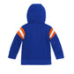 Cubcoat Kid's Toddler Preschool New York Knicks 2 em 1 com capuz transformador e zíper completo e pelúcia macia azul-marinho