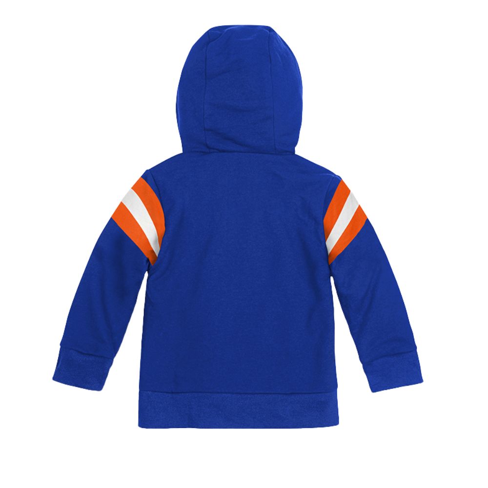 Cubcoat Kid's Toddler Preschool New York Knicks 2 em 1 com capuz transformador e zíper completo e pelúcia macia azul-marinho
