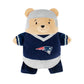 Cubcoats Menino Infantil England Patriots 2 em 1 Moletom com Capuz Transformador e Zíper Completo e Pelúcia Macia Azul Marinho