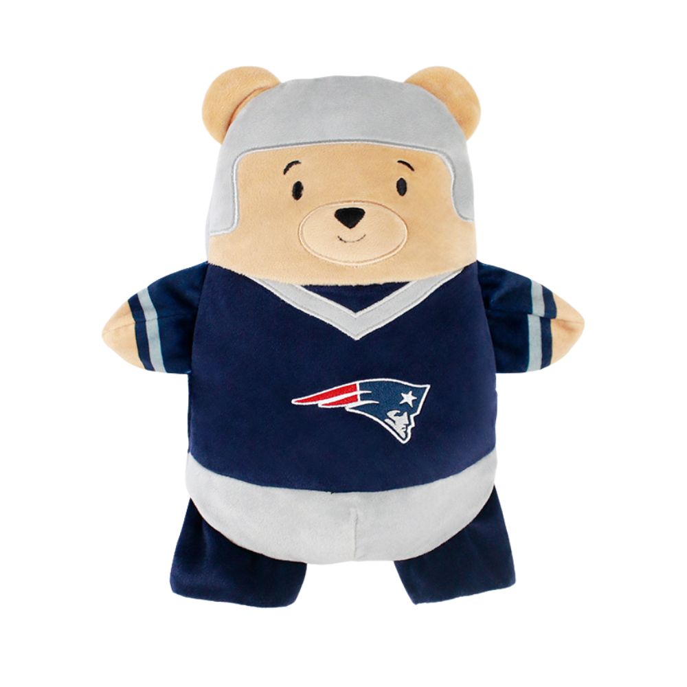 Cubcoats Menino Infantil England Patriots 2 em 1 Moletom com Capuz Transformador e Zíper Completo e Pelúcia Macia Azul Marinho