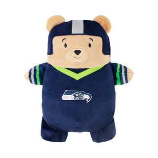 Moletom com capuz e pelúcia macios Cubcoats para meninos, Seattle Seahawks 2 em 1, tamanho 8, azul