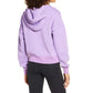 Moletom com capuz do Movimento Feminino Free People Believe It, roxo, tamanho pequeno