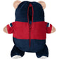Cubcoats Menino Criança Washington Capitals 2 em 1 Transformando Moletom com Zíper Completo e Pelúcia Macia Azul Marinho