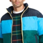 Jaqueta acolchoada Tommy Hilfiger masculina com blocos de cores, azul, tamanho GG