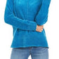 Suéter chenille feminino Style &amp; Co azul tamanho pequeno P