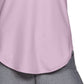 Camiseta regata Under Armour Sport Melange feminina, cor lavanda, tamanho XL