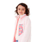 Jaqueta Sherpa Kali the Kitty da Cubcoats Big Girl, rosa, tamanho 6-7