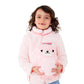 Jaqueta Sherpa Kali the Kitty da Cubcoats Big Girl, rosa, tamanho 6-7