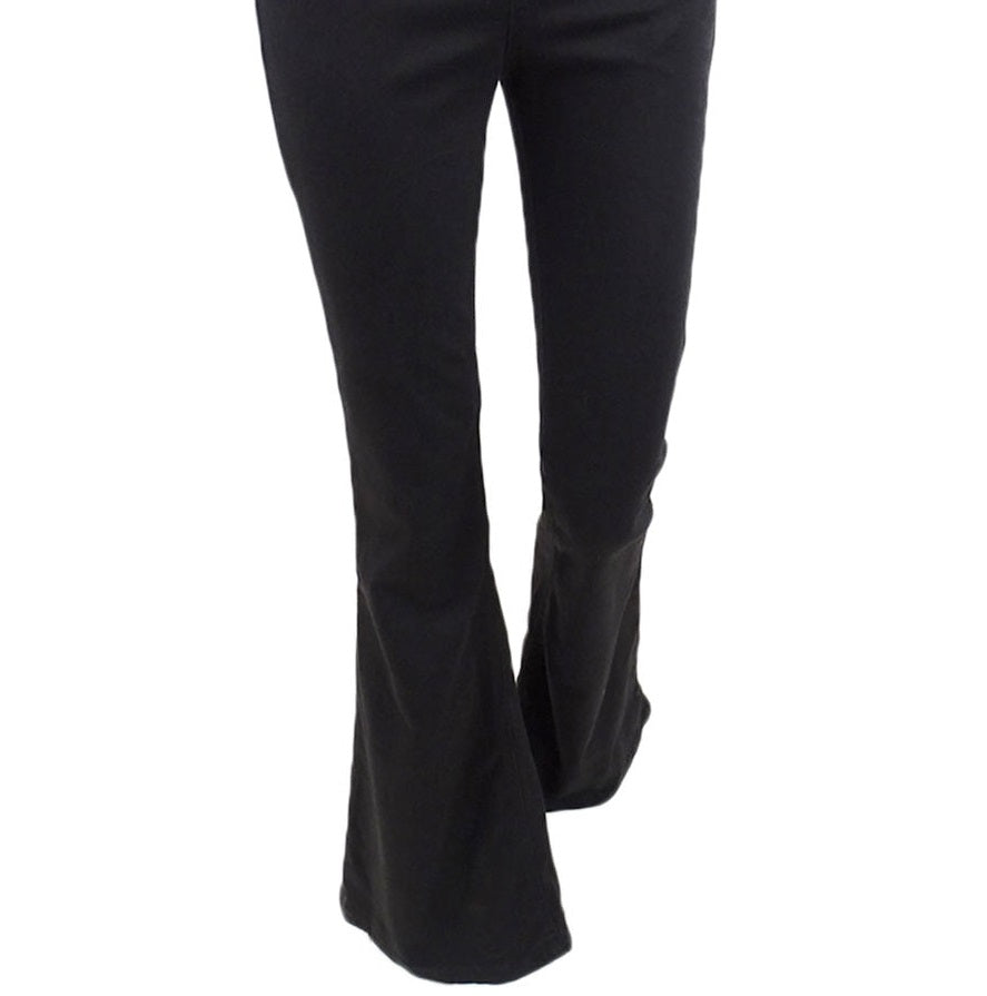 Calça jeans feminina flare Ella Moss preta tamanho 32