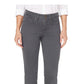 Calça jeans reta Marilyn feminina NYDJ em cinza vintage estanho regular tamanho 2