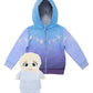 Cubcoats Transformando 2 em 1 X Disney Frozen(TM) Elsa 2 em 1 Bicho de Pelúcia com Capuz Azul