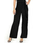 Macacão feminino NY Collection com frente torcida, preto, tamanho pequeno XS