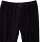 Leggings de veludo para meninas First Impressions, pretas, tamanho 4T