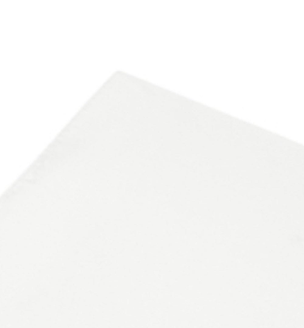 Club Room Vestido Masculino Simples de Seda Sólida com Bolso Quadrado Branco Tamanho Regular