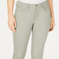 Calça jeans skinny feminina Bristol da Charter Club, verde, tamanho 4, pequena