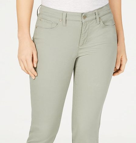 Calça jeans skinny feminina Bristol da Charter Club, verde, tamanho 4, pequena