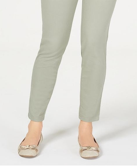 Calça jeans skinny feminina Bristol da Charter Club, verde, tamanho 4, pequena
