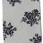 Lenço de bolso formal floral Linden masculino Four in Hand cinza tamanho regular