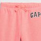 Calça de moletom Gap Factory com logotipo Gap para meninas, rosa, tamanho 18-24M