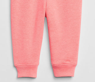 Calça de moletom Gap Factory com logotipo Gap para meninas, rosa, tamanho 18-24M