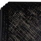 Gravata abstrata Valdosta masculina Perry Ellis preta tamanho regular