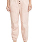 Calça feminina de cintura alta Free People rosa - tamanho P