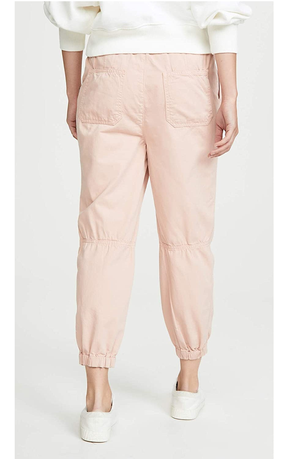Calça feminina de cintura alta Free People rosa - tamanho P
