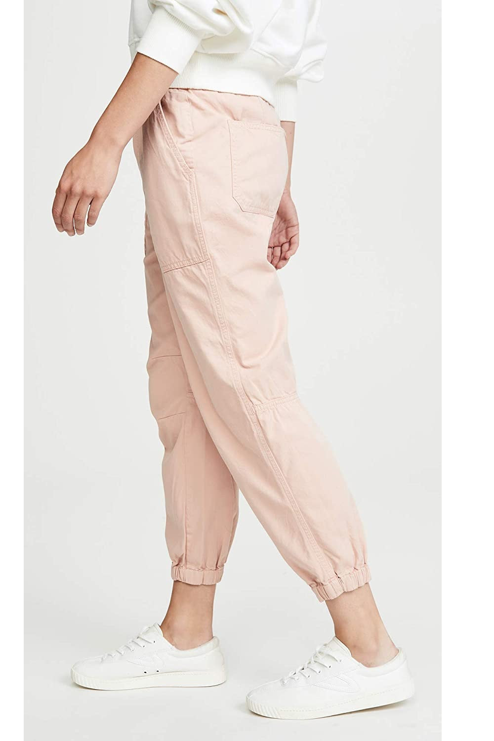 Calça feminina de cintura alta Free People rosa - tamanho P