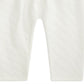 Calça acolchoada First Impressions para bebê menina, branca, tamanho 6-9 meses