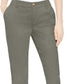 Calça Chino Bootcut de Algodão Feminina Style &amp; Co Verde Tamanho 10