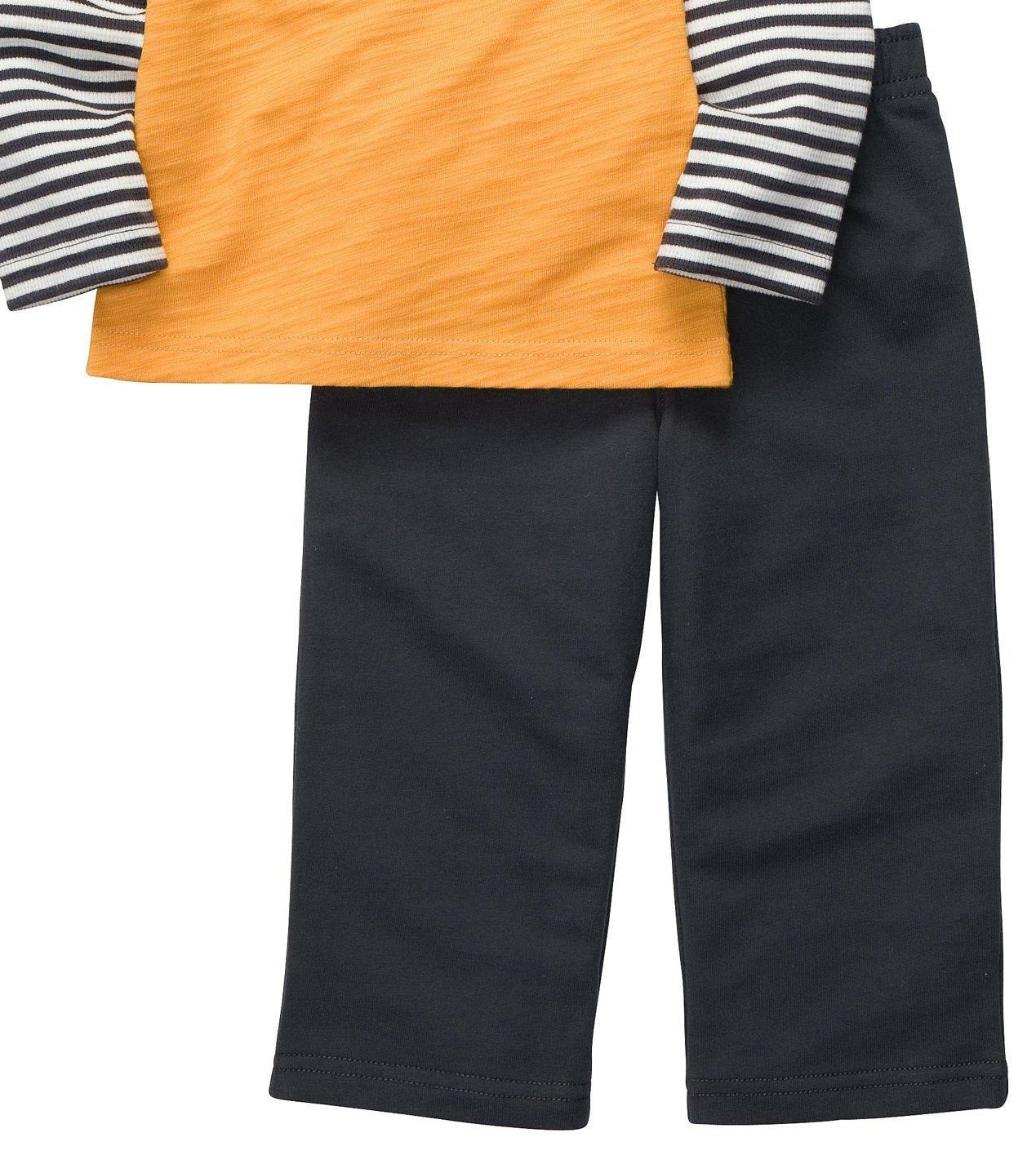 Conjunto de calças listradas Carter's Toddler Boy's Certified Hunk, amarelo, tamanho 3T
