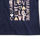 Camiseta infantil Epic Threads Little's Love - Azul Peacoat, tamanho 6
