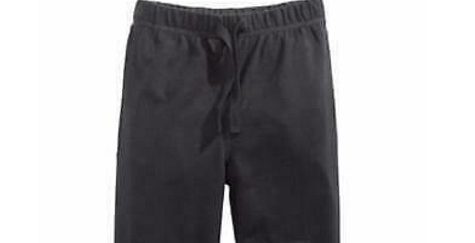 Calças com patch no joelho para meninos First Impressions Toddler, pretas, tamanho 3T