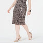 Vestido feminino de renda com decote falso e lantejoulas, preto, tamanho 12, da INC International Concepts