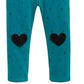Leggings estampadas de corações para bebês First Impressions, tamanho 24 meses, verde
