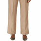 Calça feminina Karen Scott, marrom, tamanho pequeno, P/M