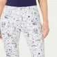 Calça jeans Capri Bristol estampada feminina Charter Club, azul, tamanho 8