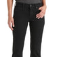 Calça jeans feminina Lucky Brand reta preta tamanho 31