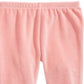 Leggings de veludo para bebê menina First Impressions rosa tamanho 18 meses