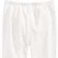 Leggings de veludo para bebê First Impressions para meninas, branca, tamanho 4T