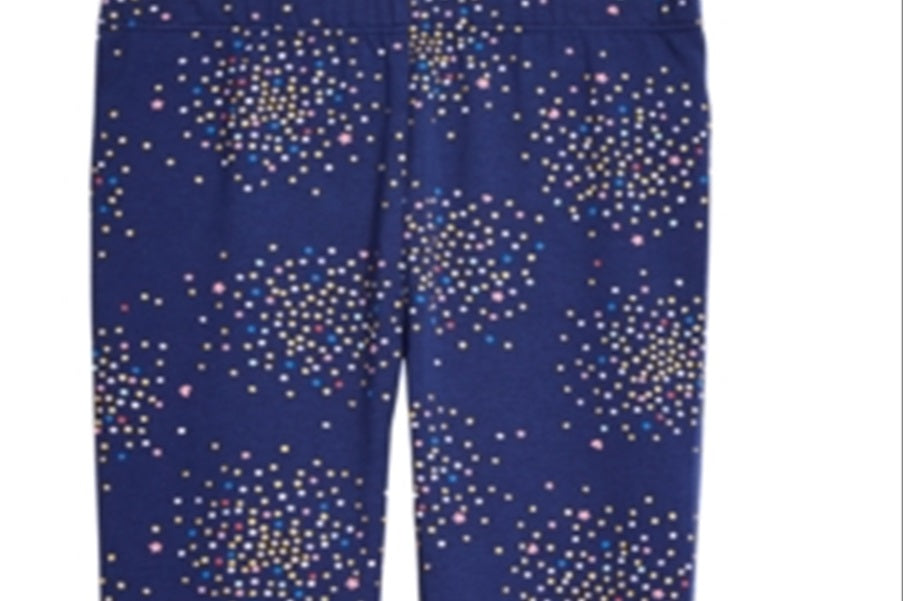 Leggings elásticas para bebês meninas First Impressions, azul, tamanho 6-9 meses