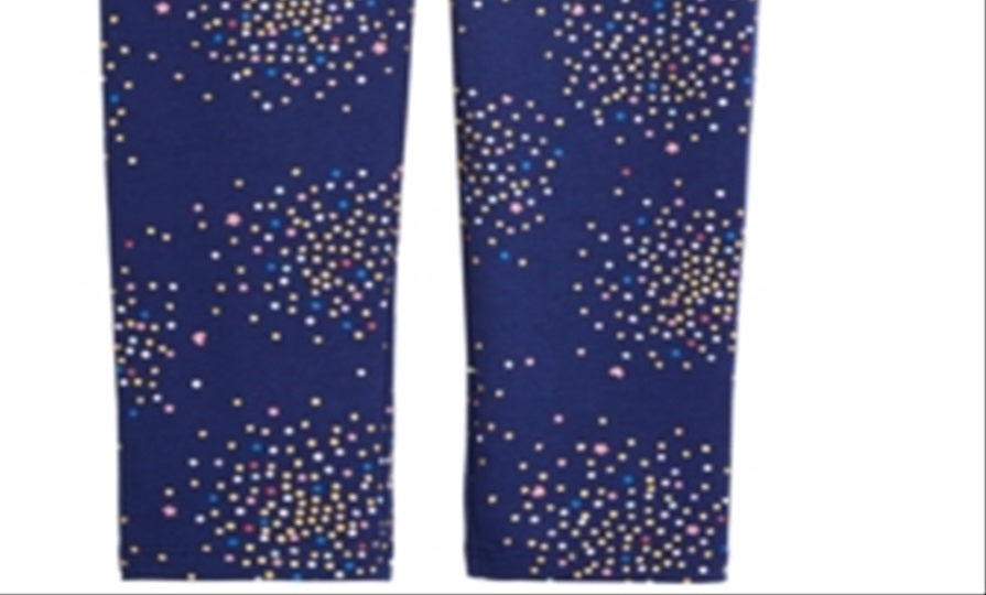 Leggings elásticas para bebês meninas First Impressions, azul, tamanho 6-9 meses