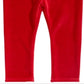 Leggings de veludo para meninas First Impressions, tamanho 12 meses, vermelho