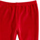 Legging de veludo para meninas First Impressions, tamanho 3T, vermelha