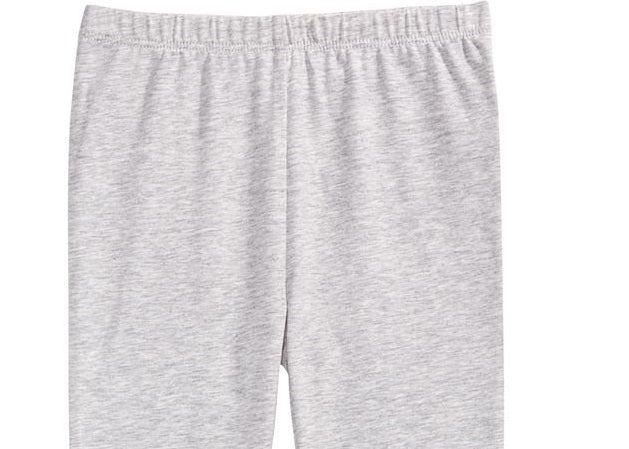 Leggings com bainha floral para bebês meninas First Impressions, cinza, tamanho 6 a 9 meses