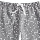 Calça de moletom infantil First Impressions Geo Print para meninos, cinza, tamanho 4T