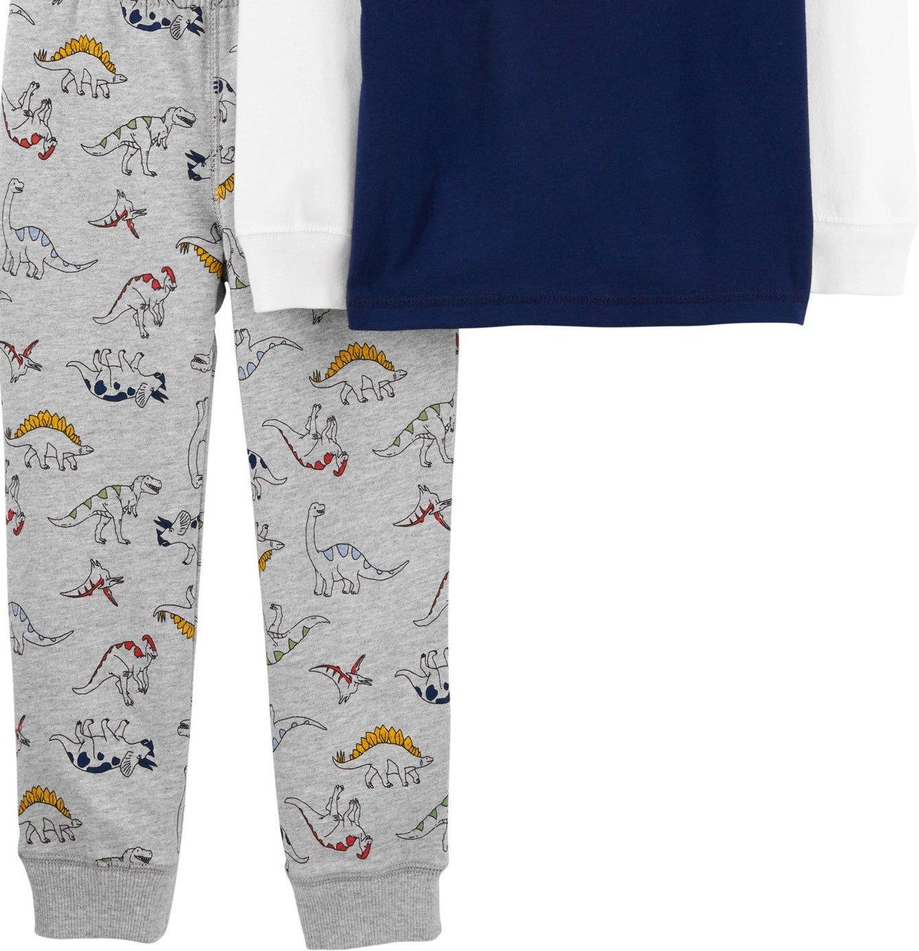 Conjunto de camiseta e calça estampada Carter's Baby Boy, 2 peças, algodão, estampa T-Rex, azul, tamanho 12 MOS